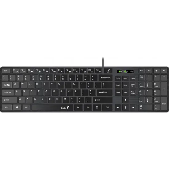 Tastatură cu fir Genius SlimStar 126 Black