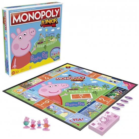 Hasbro Monopoly Junior F1656 Joc de masă Purcelușa Peppa