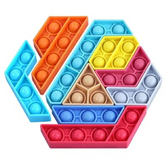 Pop It 61118 Jucarie Antistres Octogon Puzzle Multicolor