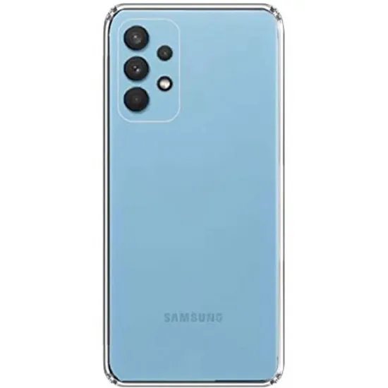 Husă Helmet Soft Clear pentru Samsung Galaxy A32, Transparent