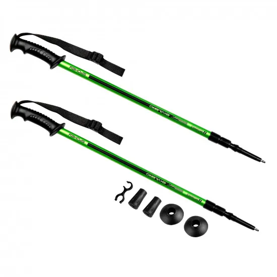 Bețe de trekking Spokey Ekvilbro 927902 Black/Green