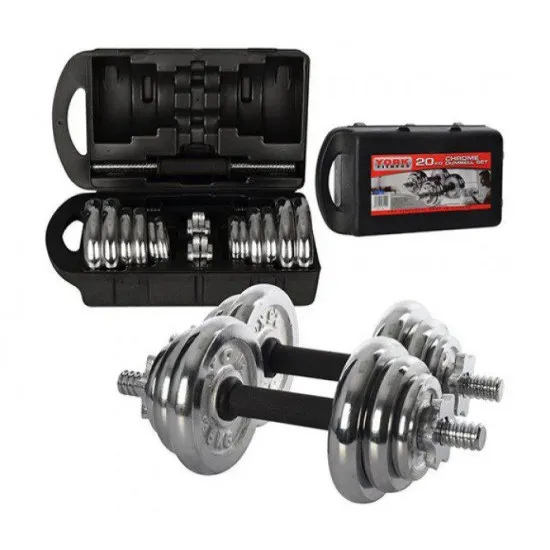 Гантели наборные York Fitness Y9020 (2x10 кг)