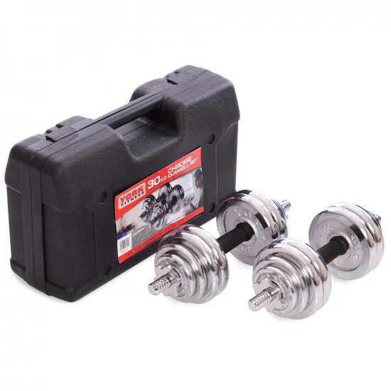 Гантели наборные York Fitness Y9030 (2x15 кг)