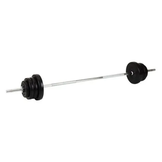 HalterÄ? cu discuri Shuanghai Sport 801387 Ã?26 mm 87 kg