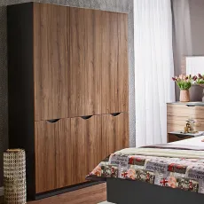 Шкаф Ambianta HAPPY, 150x52x210 см, Nuc