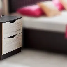 Noptieră Ambianta HAPPY (45.2 cm), Alb Samoa Noptieră Ambianta HAPPY (45.2 cm), Alb Samoa