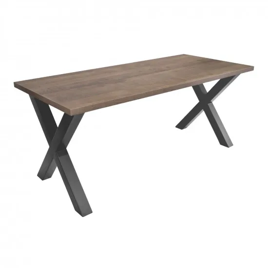 Masă pentru bucătărie DP Xena 275x110, Brown/Black