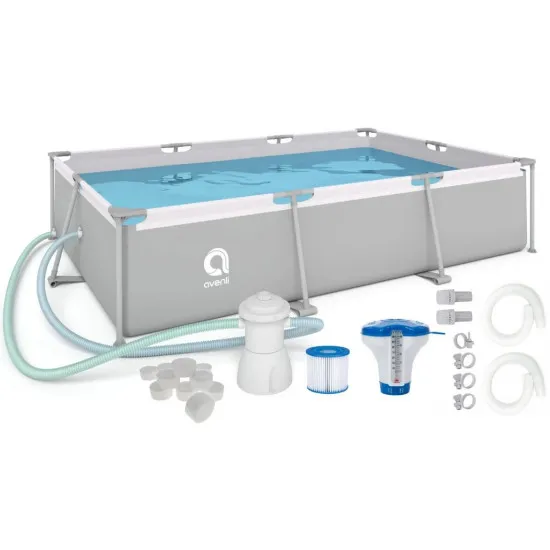 Бассейн каркасный Avenli Passaat Grey 17771EU Promo Set