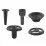 Maşină de tocat carne Polaris PMG3044, Black/Metallic
