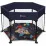 Манеж игровой Lionelo Roel Blue Navy