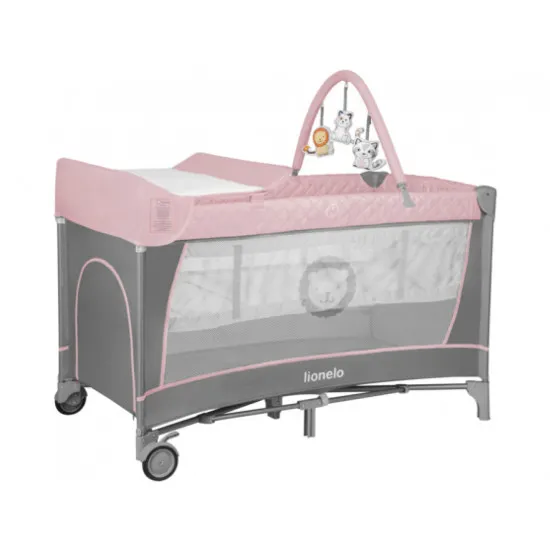 Pătuț pliabil Lionelo Flower Flamingo