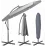 Зонт садовый FunFit 300cm Gray