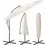 Umbrelă de gradină FunFit 300cm Beige