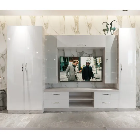 Living Bafimob Elena X (TV-1.2) (300 cm), Corton Stejar/Alb