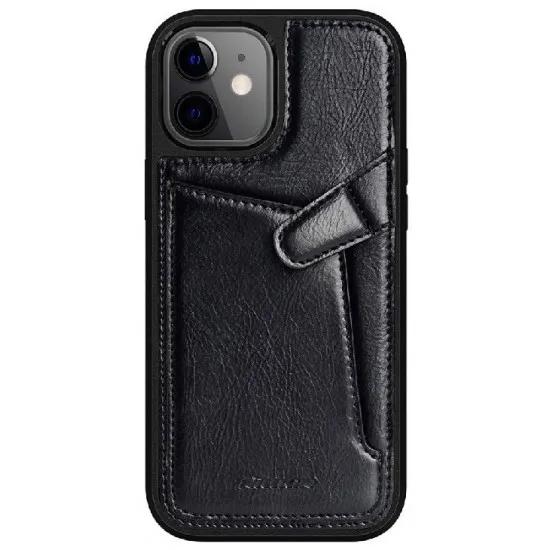 Чехол Nilkin Aoge Leather для iPhone 12, Black