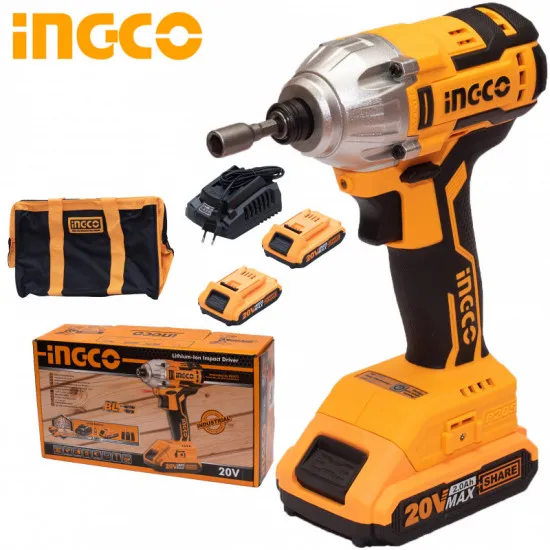 Cheie impact cu acumulator Ingco CIRLI2002