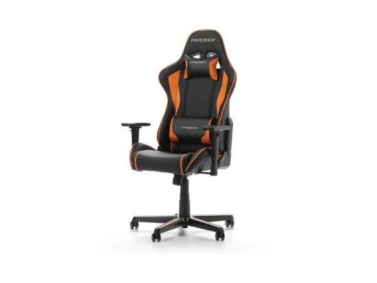 Кресло игровое DXRacer GC-F08-NO-H1, Black/Orange