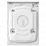 Maşină de spalat Sharp ESNFB9141WDEE, White/Black, 9 Kg