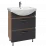 Dulap cu lavoar Mashtab Sonata (Basic) 65 cm cu 2 sertare, Antracit