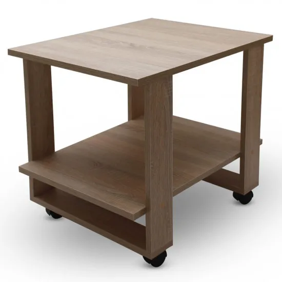 Столик журнальный Mashtab на колёсах, Sonoma