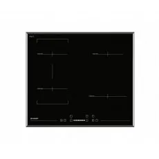 Plită încorporabilă Sharp KH6I27CS00EU (Black) Plită încorporabilă Sharp KH6I27CS00EU (Black)