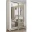Шкаф купе Mobildor Aron S K2 (140x220) раздвижные двери из ДСП с зеркалом вертикально, White