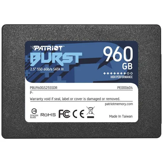 Solid State Drive (SSD) 960 Gb Patriot Burst (PBE960GS25SSDR)