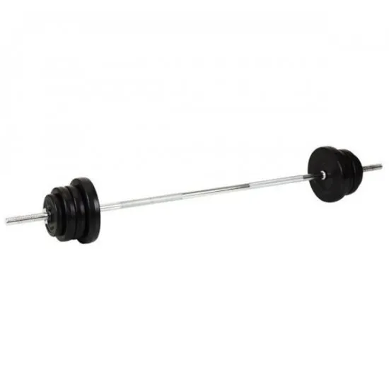 HalterÄ? cu discuri Shuangcai Sport 801385 Ã?26 mm 85 kg
