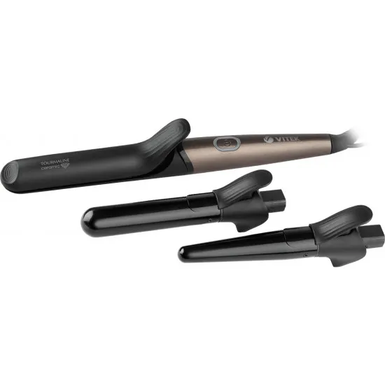 Ondulator 2 in 1 Vitek VT-8433, Black/Brown