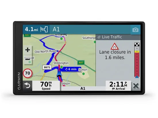 GPS-навигатор Garmin DriveSmart 55 & Live Traffic (010-02037-13), Европа+Молдова