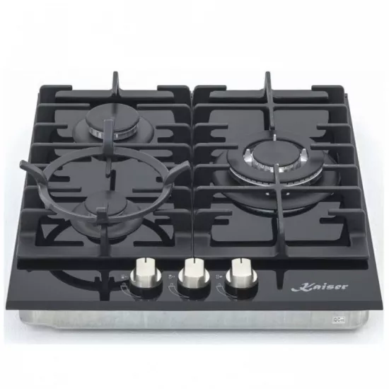 Plită încorporabilă Kaiser KCG 4380 Turbo Black