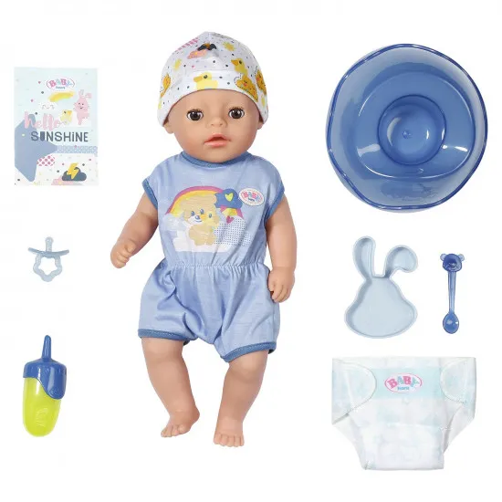 Zapf Creation Baby Born 827338 Papusa Interactivă Micul Bebelus , 36 см