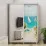 Dulap-cupeu Bafimob DX-100 cu imprimare foto pe o usa, 100x220x60 cm,, Wood Cortona
