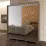 Dulap-cupeu Bafimob D-200 cu oglinda, 200x220x60 cm,, Trufel