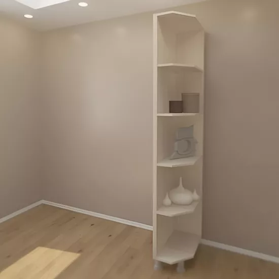 Etajera unghiulara PS D-30 (30 cm) pentru un dulap, Chamonix deschis