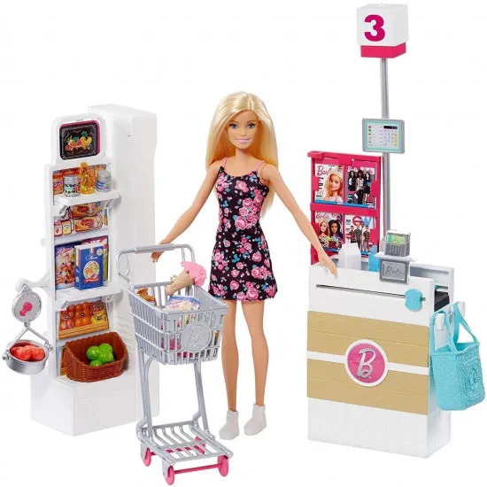 Mattel Barbie GTK94 Set Barbie Magazin Аlimentar