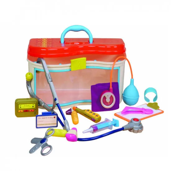 Battat BX1230Z Set de Joaca Bunul Doctor AU-MA-DOARE, 12 Accesorii