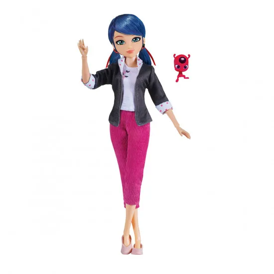 Miraculous 50355 Papusa Lady Bug Superhero Secret Marinette S2, 26cm