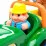 Kiddieland 049726 Игровой набор Трактор с прицепом (озвучен по-русски)