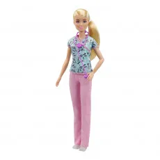 Barbie GTW39 Кукла Кем быть? Медсестра, 30 см