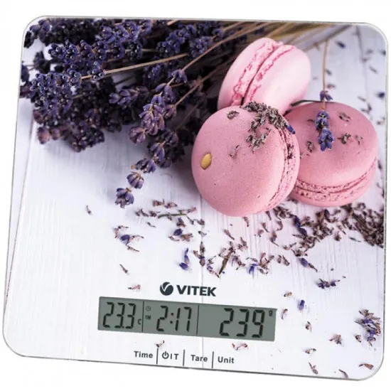 Cântar de bucÄ?tÄ?rie Vitek VT-8009, Macaron