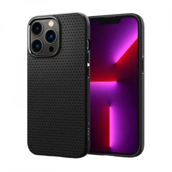 Husă Spigen Liquid Air pentru iPhone 13 Pro, Matte Black