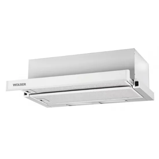 Вытяжка Wolser WL-60 FG IX WH Inox/White