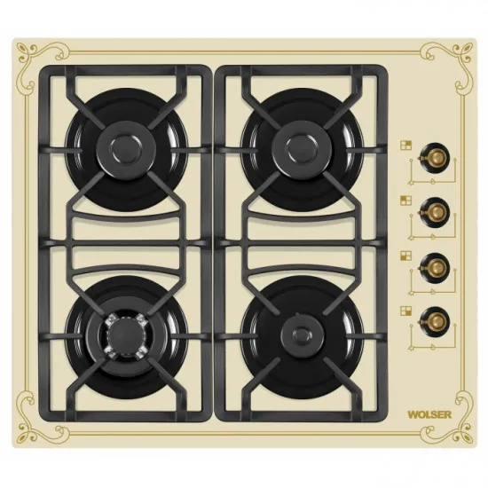 Plită încorporabilă Wolser WL- F 6401 GT IC Rustic (Ivory)