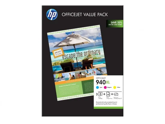 Набор картриджей оригинал HP CG898AE 940XL (CMY)