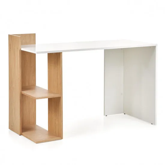 Masă oficiu Halmar FINO, White / Oak