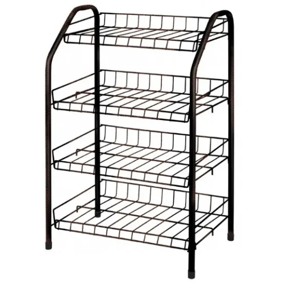 Стеллаж для обуви Nika ЭТ2А, Copper Antique