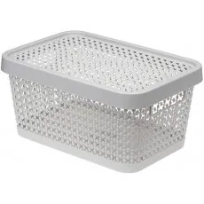 Корзина для хранения M Plastik Pirula М2348 Белый Корзина для хранения M Plastik Pirula М2348 Белый