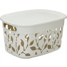 Корзина для хранения M Plastik Flora М2362 Белый Корзина для хранения M Plastik Flora М2362 Белый