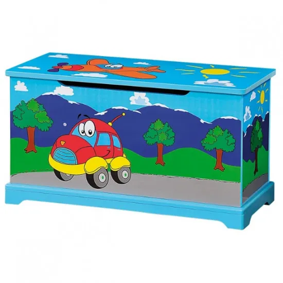 Комод Kesper 17743 детский, голубой ( с рисунком)